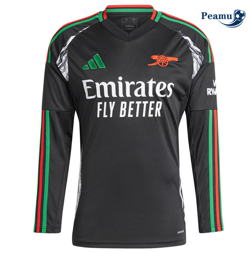 Maglia Calcio Arsenal Seconda Manica lunga 2024-2025