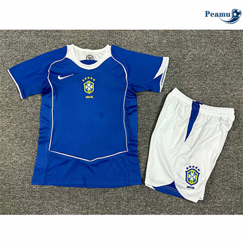Scelta Classico Maglie Brasile Niño Seconda 2004