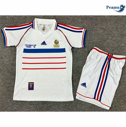 Offrire Classico Maglie Francia Niño Seconda 1998