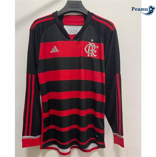 Negozio Maglia Calcio Flamengo primera Manica lunga 2024-2025