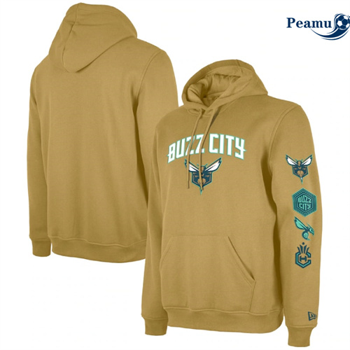 Acquistare Maglia Giacca Con Cappuccio Charlotte Hornets 2024 - City