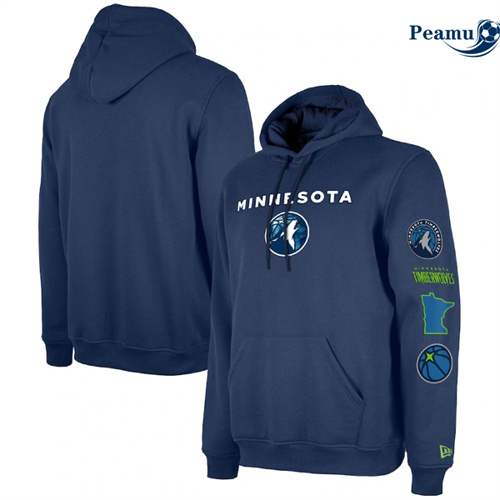 Saldi Maglia Giacca Con Cappuccio Minnesota Timberwolves 2024 - City