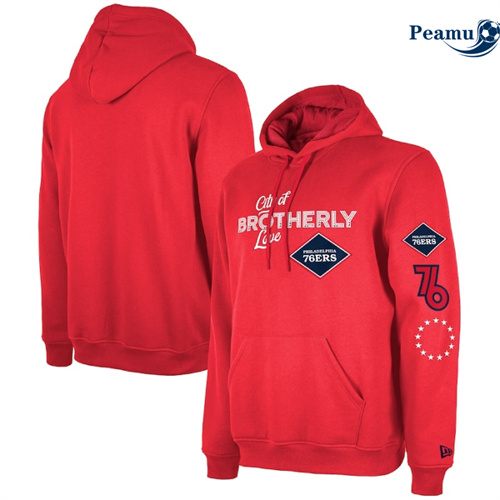 Acquista Maglia Giacca Con Cappuccio Philadelphia 76ers 2024 - City