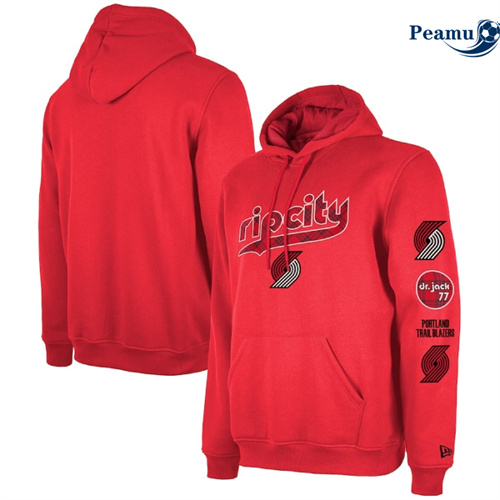 Offrire Maglia Giacca Con Cappuccio Portland Trail Blazers 2024 - City
