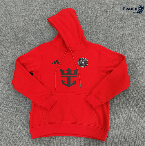 Promozionale Giacca con cappuccio Inter Miami rosso 2024-2025