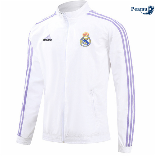 Fornire Trench Coat Reversible Real Madrid Bianco 2024-2025