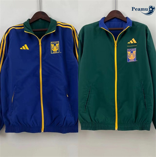 Vendita Trench Coat Reversible Tigres UANL blu 2024-2025