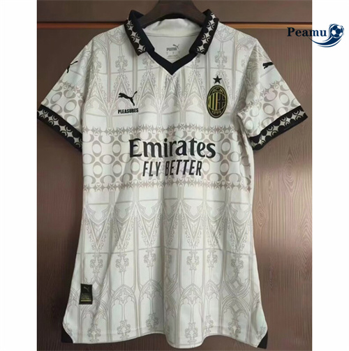 Nuovo Maglia Calcio AC Milan Donna 4th 2023-2024