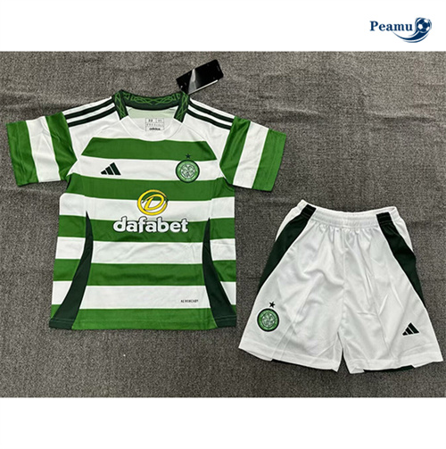 Collezione Maglia Calcio Celtic Bambino Prima 2024-2025