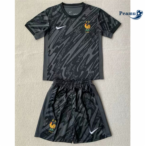 Shopping Maglia Calcio Francia Bambino Portiere grigio/nero 2024-2025