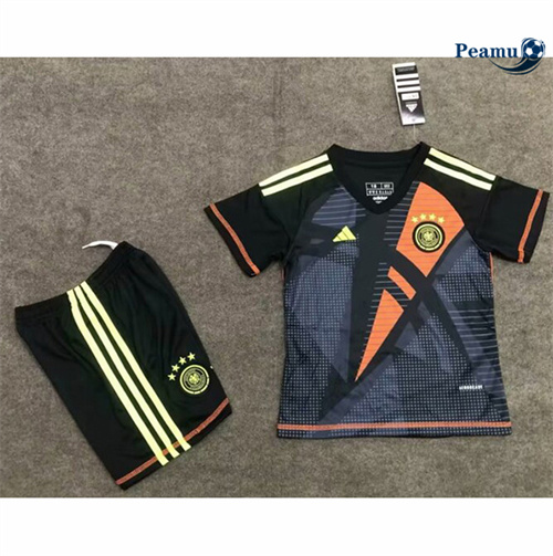 Sconto Maglia Calcio Alemania Bambino Portiere nero 2024-2025