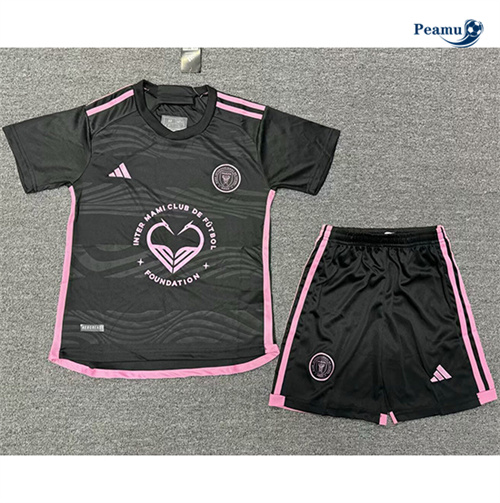 Scelta Maglia Calcio Inter Miami Bambino heart-shaped nero 2024-2025