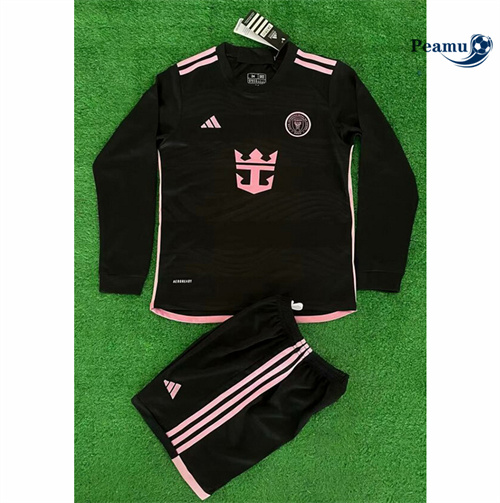 Acquistare Maglia Calcio Inter Miami Bambino Seconda Manica lunga 2024-2025