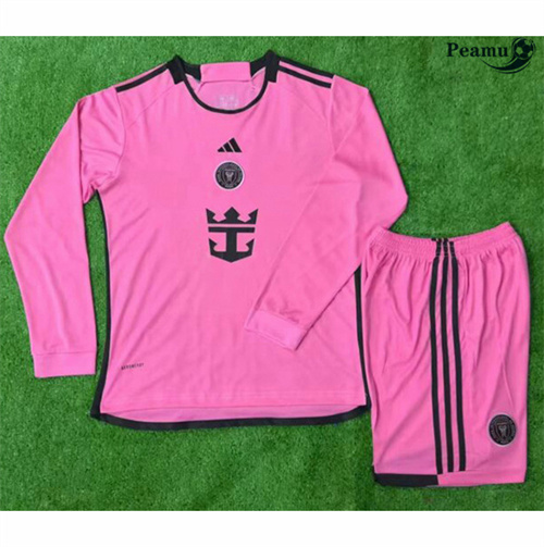 Offrire Maglia Calcio Inter Miami Bambino Prima Manica lunga 2024-2025