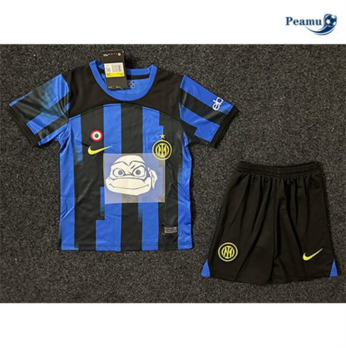 Promozionale Maglia Calcio Inter Milan Bambino Prima Turtles 2023-2024