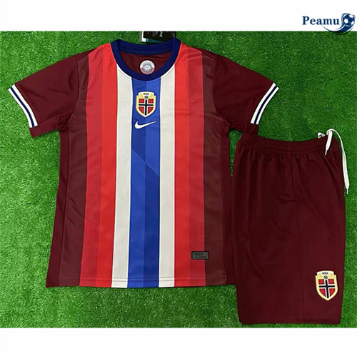 Vendita Maglia Calcio Noruega Bambino Prima 2024-2025