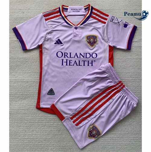 Fornire Maglia Calcio Orlando City Bambino Seconda 2024-2025