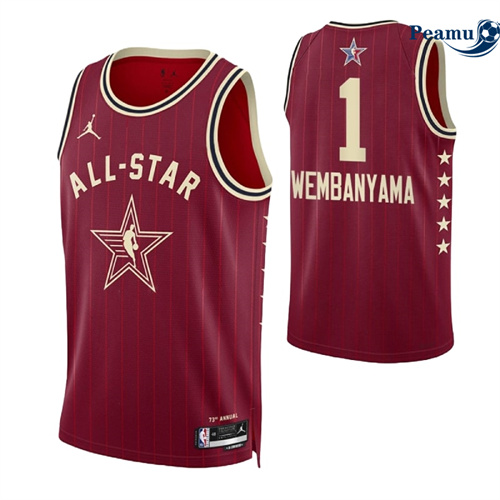 Collezione Maglia Victor Wembanyama - 2024 All-Star Rosso
