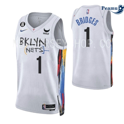 Offrire Maglia Mikal Bridges, Brooklyn Nets 2022/23 - City
