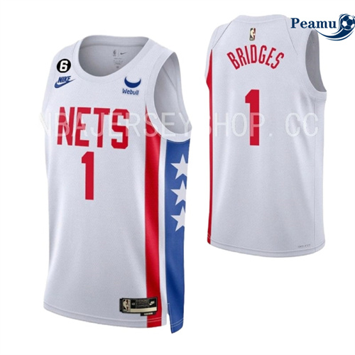 Fornire Maglia Mikal Bridges, Brooklyn Nets 2022/23 - Classic