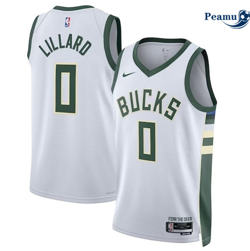 Prezzo Maglia Damian Lillard, Milwaukee Bucks 2023/24 - Association