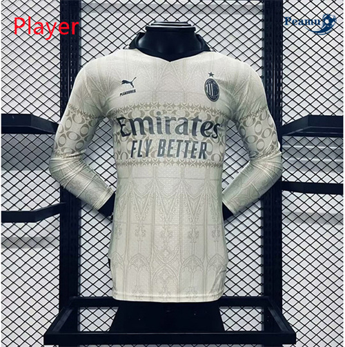 Nuove Maglia Calcio Player AC Milan Special Manica lunga Bianco 2024-2025