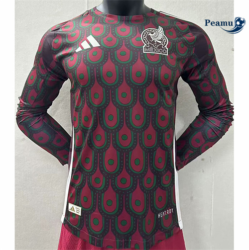 Offrire Maglia Calcio Player Mexico Prima Manica lunga 2024-2025