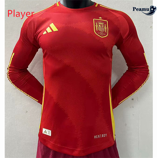Promozionale Maglia Calcio Player Spagna Prima Manica lunga 2024-2025