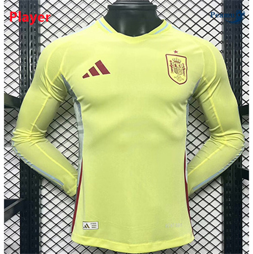 Acquistare Maglia Calcio Player Spagna Seconda Manica lunga 2024-2025