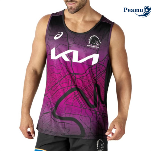 Sconto Maglia Brisbane Broncos Training Singlet 2024