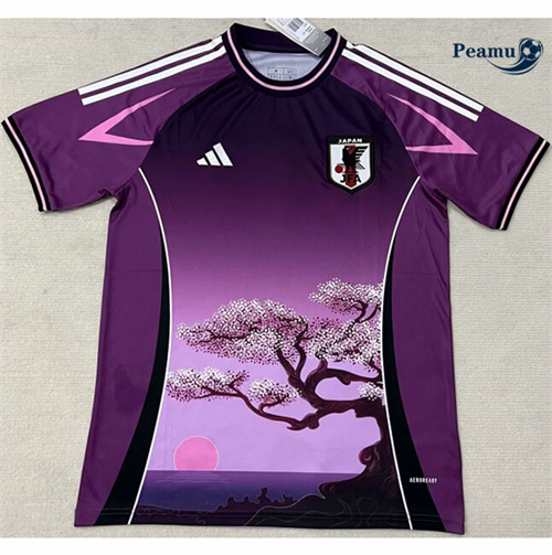 Collezione Maglia Calcio Giappone viola 2024-2025