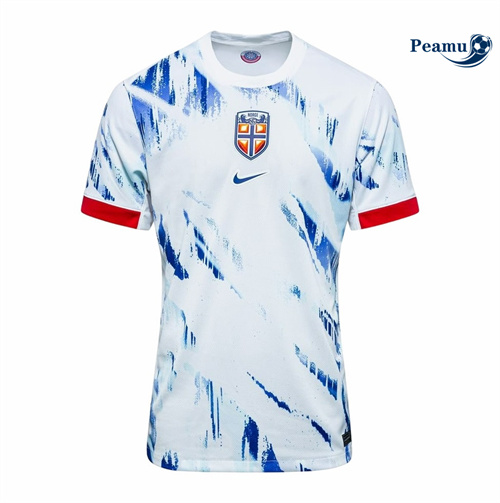Nuovo Maglia Calcio Noruega Seconda 2024-2025