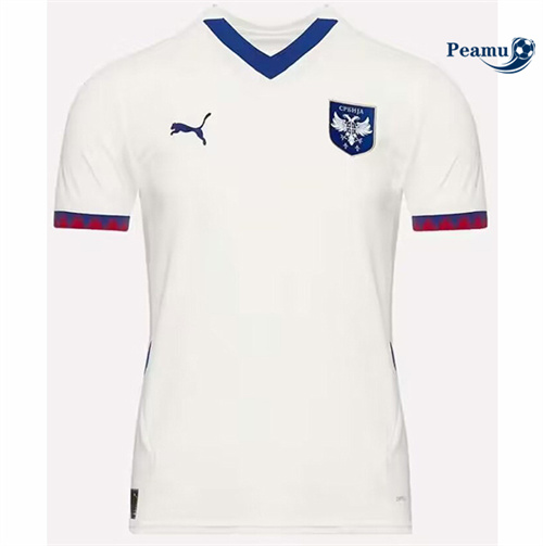 Creare Maglia Calcio Serbia Seconda 2024-2025