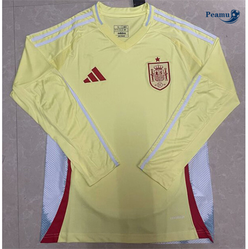 Fornire Maglia Calcio Spagna Seconda Manica lunga 2024-2025