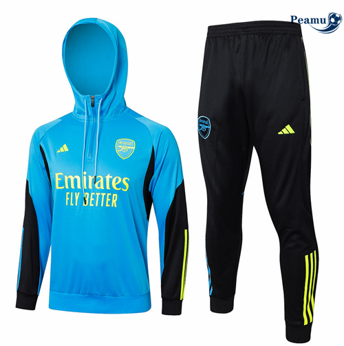 Acquistare Tuta Calcio - Felpa con cappuccio Arsenal lago blu 2024-2025