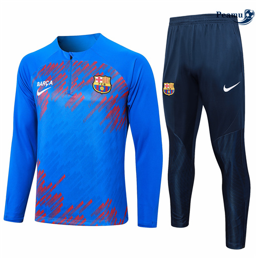 Promozionale Tuta Calcio Barcellona blu 2024-2025