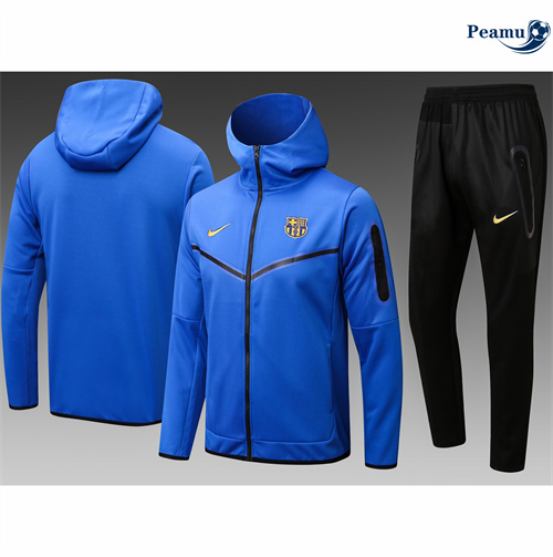 Vendere Tuta Calcio - Felpa con cappuccio Barcellona blu 2024-2025