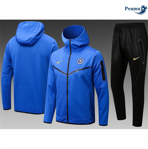 Negozio Tuta Calcio - Felpa con cappuccio Chelsea blu 2024-2025