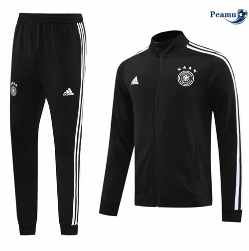Grossista Tuta Calcio - Giacca Alemania nero 2024-2025