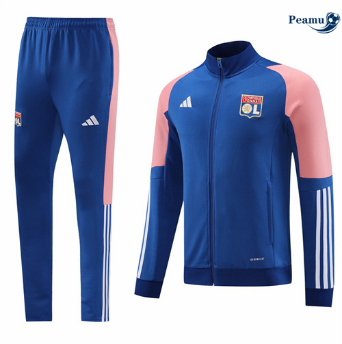 Promozionale Tuta Calcio - Giacca Lyon blu 2024-2025