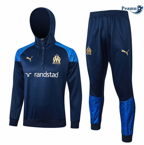 Acquistare Tuta Calcio - Felpa con cappuccio Marsella blu 2024-2025