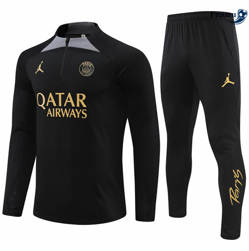 Creare Tuta Calcio Paris PSG nero 2024-2025