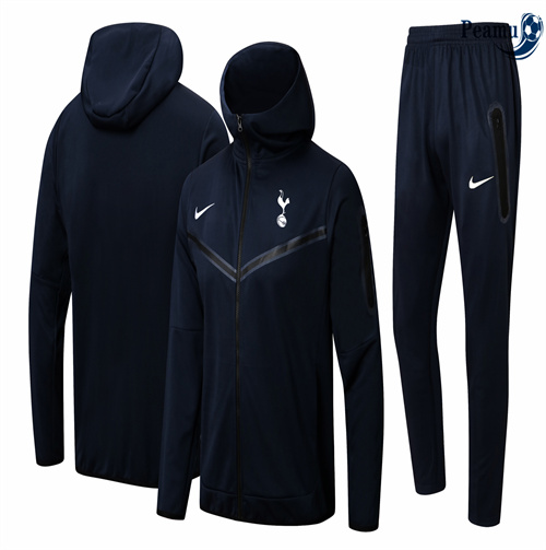 Fornire Tuta Calcio - Felpa con cappuccio Tottenham Hotspur Blu Reale 2024-2025
