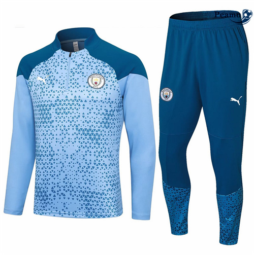 Creare Tuta Calcio Bambino Manchester City blu 2024-2025