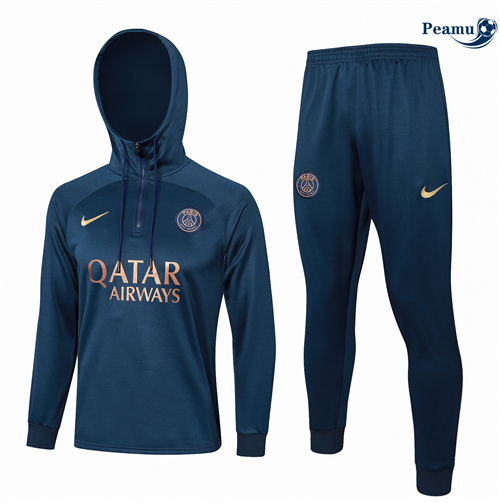 Scelta Tuta Calcio - Felpa con cappuccio Bambino Paris PSG Blu Reale 2024-2025