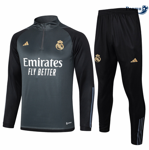 Vendere Tuta Calcio Bambino Real Madrid grigio oscuro 2024-2025
