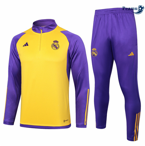 Collezione Tuta Calcio Bambino Real Madrid giallo 2024-2025