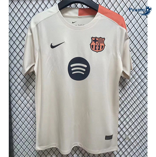 Collezione Maglia Calcio Barcellona Training beige 2024-2025