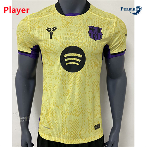 Produzione Maglia Calcio Player Barcellona Player Giallo 2024-2025