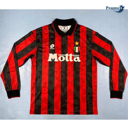 Saldi Classico Maglie AC Milan Prima Manica lunga 1994-95